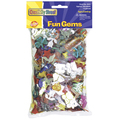 Creativity Street Fun Gems, Assorted Shapes, Colors + Sizes, 0.5 lb. PAC3541